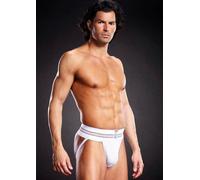SLIP EROTICO PER UOMO SEXY SHOP BIANCO JOCK STRAP HOT APERTO INTIMO GAY L /XL