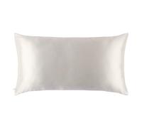 Slip - Federa In Pura Seta - King Crema viso 1 pieces Bianco unisex