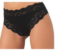 Slip In Pizzo Donna Jadea 3/6 Pezzi Vita Alta In Cotone Modal Elasticizzato