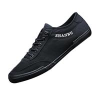 Slip in scarpe da uomo, scarpe da ginnastica da uomo, scarpe da ginnastica da neve, comode, da jogging, antiscivolo, per il tempo libero, per la corsa su strada, Nero , 42 EU