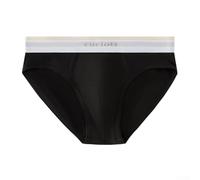 Slip intimo da uomo in morbido cotone con tasca convessa a U, in tessuto elasticizzato traspirante per il massimo comfort (2XL, bianco, nero)