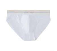 Slip intimo da uomo in morbido cotone con tasca convessa a U, in tessuto elasticizzato traspirante per il massimo comfort (XL, bianco)
