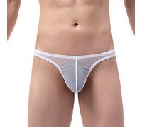 Slip Intimo Uomo Cotone, Mutande Maschili, Mutande Elastico a Vista Cotone Elasticizzato Underwear Articolo Slip Uomo Sexy Mutande Sportive Uomo Brief Biancheria Intima Uomo