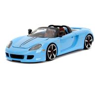 SLIP JADA 35066 MINIATURE PORSCHE CARRERA GT BLU ROSA 2005 1/24
