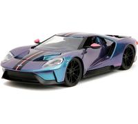 SLIP JADA 35192 MINIATURA FORD GT BLU ROSA 2017 1/24