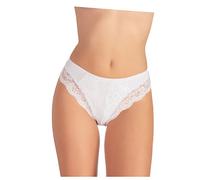 Slip jadea set 3 paia cotone modal elasticizzato mutanda con pizzo made in italy (5°(large), nero)
