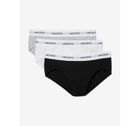 Slip Lacoste Slip Sottile nero bianco grigio (3 unità) - M