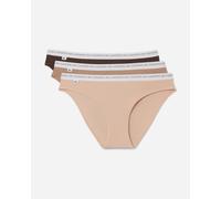 Slip Lacoste Sous Vetement beige marrone bianco (3 unità) - M