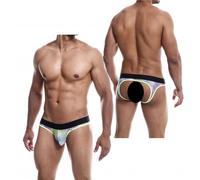 Slip maschile erotico a vita bassa colorato aperto dietro tanga sensuale per lui