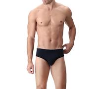 PEROFIL Confezione 2 Slip Uomo bi-Pack Medio Cotone bielastico Articolo VPRT00311, 0031 Nero - Black, M