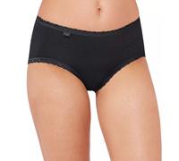 Slip midi donna in cotone Sloggi 24/7 Lace (x3) Noir 52