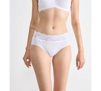 Slip midi Romance (confezione da 3+1 gratuito) Bianco 48 (IT) - 44 (FR) Tinta unita