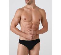 Slip mini Cotton Stretch nero in cotone elasticizzato Nero 4/M