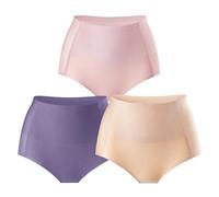 Slip Modellanti a Vita Alta Senza Cuciture in Seta ghiacciata di Grandi Dimensioni, Leggeri e Traspiranti, Modellanti per i Glutei(3pcs-2,XXL)