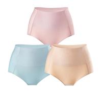 Slip Modellanti a Vita Alta Senza Cuciture in Seta ghiacciata di Grandi Dimensioni, Leggeri e Traspiranti, Modellanti per i Glutei(3pcs-4,XXL)
