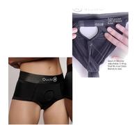 Slip mutanda con vibrazione imbracatura per dildo fallo vibratore indossabile