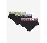 Slip Nike Brief nero rosso grigio (3 unità) - S