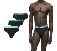 SLIP NIKE NQ00KE1283 06S BRIEF ELASTICO LOGATO 3 PEZZI NERO