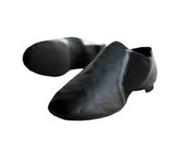 Slip On Dance Scarpe da Ballo Jazz Bambino Adulto Donna Uomo Pancia Balletto Moderno Palestra Jazzy Sneakers(Black,31)