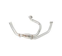 Slip-on Exhaust Muffler Mid Link Pipe For Honda 2000-2007 | Motorcycle Mid Exhaust Connecting Pipe Replacement For XL650V/Transalp 650