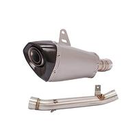 Slip On Full System Per Kawasaki Per Ninja Per ZX10R 2011-2015 Silenziatore Scarico Moto Connettore Rimovibile Tubo Collegamento Tubo Terminale Di Scarico Scarico Silenziatore di Scari