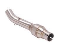 Slip On Motorcycle Exhaust Escape Modified Stainless Steel Middle Link Pipe Connection 51mm Muffler Per Benelli 302S Tubo di scarico moto