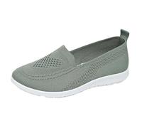 Slip On Scarpe da ginnastica da donna/Estate Plus Size Export Casual Slip Ons Vecchie scarpe di stoffa, Verde, 38.5 EU