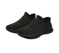 Slip On Scarpe da ginnastica da uomo imbottite con suola spessa zero drop scarpe da corsa da passeggio palestra slip on tennis sneakers joggers morbida rete palestra allenamento scarpe da ginnastica