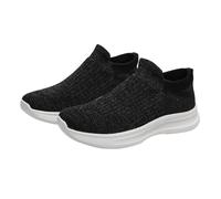 Slip On Scarpe da ginnastica da uomo imbottite con suola spessa zero drop scarpe da corsa da passeggio palestra slip on tennis sneakers joggers morbida rete palestra allenamento scarpe da ginnastica