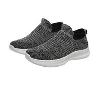 Slip On Scarpe da ginnastica da uomo imbottite con suola spessa zero drop scarpe da corsa da passeggio palestra slip on tennis sneakers joggers morbida rete palestra allenamento scarpe da ginnastica