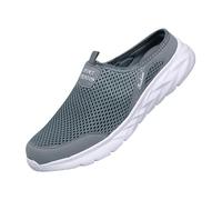 Slip On Scarpe estive da uomo e donna, zoccoli e pantolette estive, ortopediche, suole morbide, per la cura dei diabetici, pantofole chiuse, per attività all'aperto, Z grigio., 43 EU