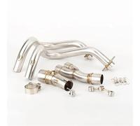 Slip-on Silenziatore Scarico Per ER6N 6F 2012-2016 Per Ninja 650 2012-2022 Per Z650 Collegamento Anteriore In Acciaio Inossidabile