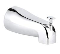 Slip On Tub beccone con deviatore, cucciolo di vasca nascosto rubinetto da bagno con elettroplate montata a parete del deviatore per bagno per bagno