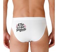Slip Originale per Uomo, Fratello, Amico e Fidanzato. Regalo Divertente per Compleanno, Natale e Occasioni Speciali. Il Tuo Mio Preferito XL