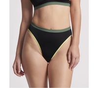 Slip per bikini Marina Grande a vita alta Nero M Tinta unita