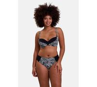 Sans Complexe - Pantaloni Seychelles-Nero, Stampa Graphic Palm Tree, 42-44