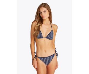 Slip per bikini sgambato TH Essentials Blu XS A righe