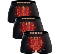 Slip Per La Salute Degli Uomini Mutande Per Terapia Magnetica 3 Confezioni Mutandine Per La Terapia Della Prostata In Tormalina Comfort Biancheria Intima Per L'allargamento ( Color : 1 , Size : 4XL )