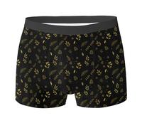 Slip Personalizzati con Volto per Ragazzi Comodi Pantaloncini Intimi Classici per Tutti i Giorni (29-Black, 9-10 Years)