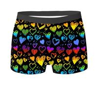 Slip Personalizzati con Volto, per Ragazzi, per Tutti i Giorni, Comodi Pantaloncini per Ragazzi con vestibilità Comoda Classica (Black #15, 9-10 Years)