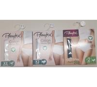 SLIP PLAYTEX P0AZK COTTON ORGANIC BIO MIDI art P0AZK - BIANCO NERO - PEZZI 2