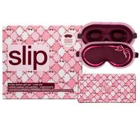 Slip - pure silk lovely lashes gift set with lace trim - cutie pie - Maschere per il sonno in seta 2 St.