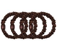 Slip - Pure Silk Skinny Scrunchies - Fascette per capelli in seta dark brown 4 St.