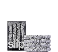 Slip Pure Silk Skinny Scrunchies - Silver Silver
