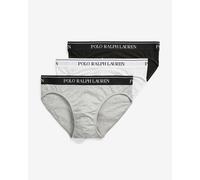 Slip Ralph Lauren Low Rise grigio bianco nero (3 unità) - XL