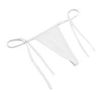 Slip Rosso Capodanno Donna Completo Sexi Natale Underpant Bikini T Back Underwear Donne Sexy Passion Completino Rosso Body Sexy Donna Hot Aperto sotto White One Size