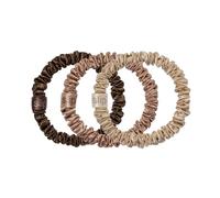 SLIP Scrunchie skinny: il design Slipsilk™ anti-piega e anti-rottura protegge i capelli delicati | Esclusiva Amazon, include 3 elastici in pura seta, base