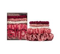 slip Set di elastici assortiti (Harriet) | Include 3 elastici magri, 1 midi e 1 grande in pura seta, 100% seta di gelso, anti-piega, delicato sui capelli, riduce la rottura, elegante e durevole