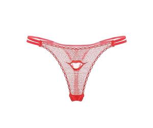Slip Sexy Donna - Net Red Explosion Models da Donna A Vita Bassa A Rete da Donna Senza Cuciture per Adulti (Red One Size)