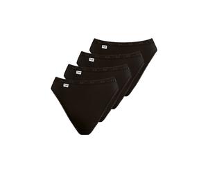 Slip sgambato Basic + (confezione da 3+1 gratuito) Nero 52 (IT) - 48 (FR) Tinta unita